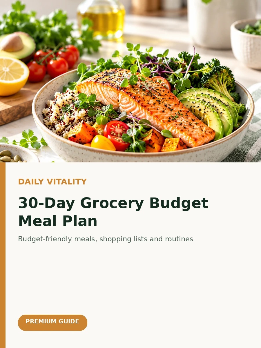 30-Day Grocery Budget Meal Plan