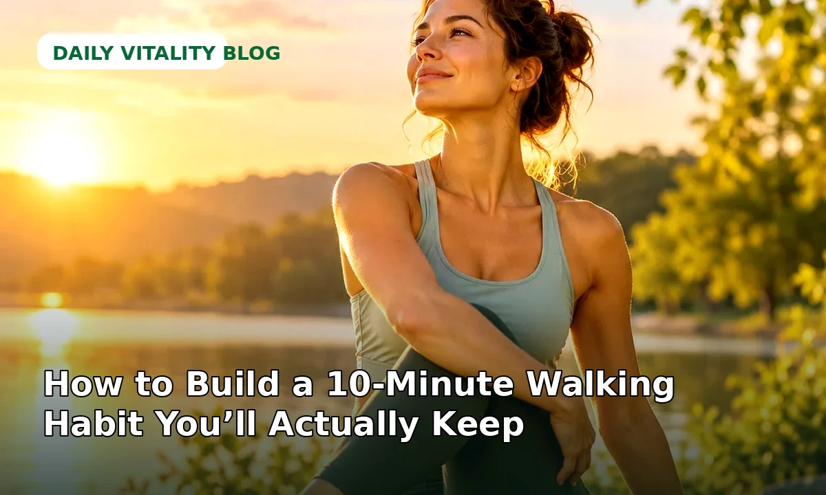 How to Build a 10-Minute Walking Habit You’ll Actually Keep