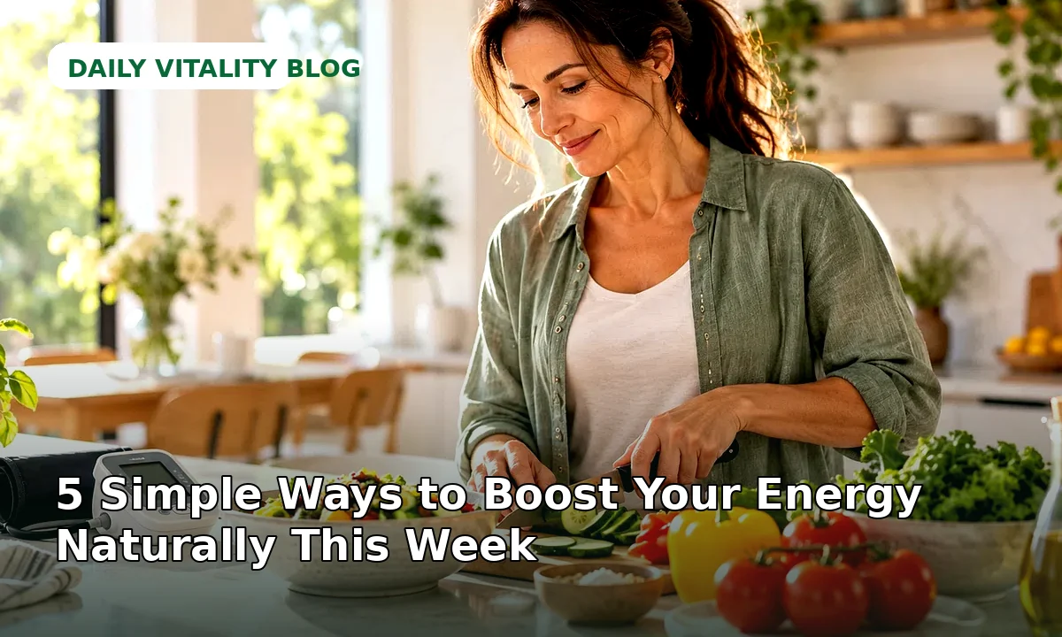 5 Simple Ways to Boost Your Energy Naturally This Week