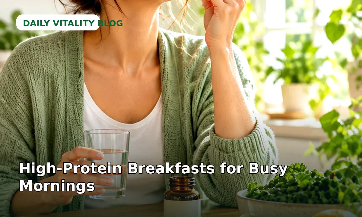 High-Protein Breakfasts for Busy Mornings