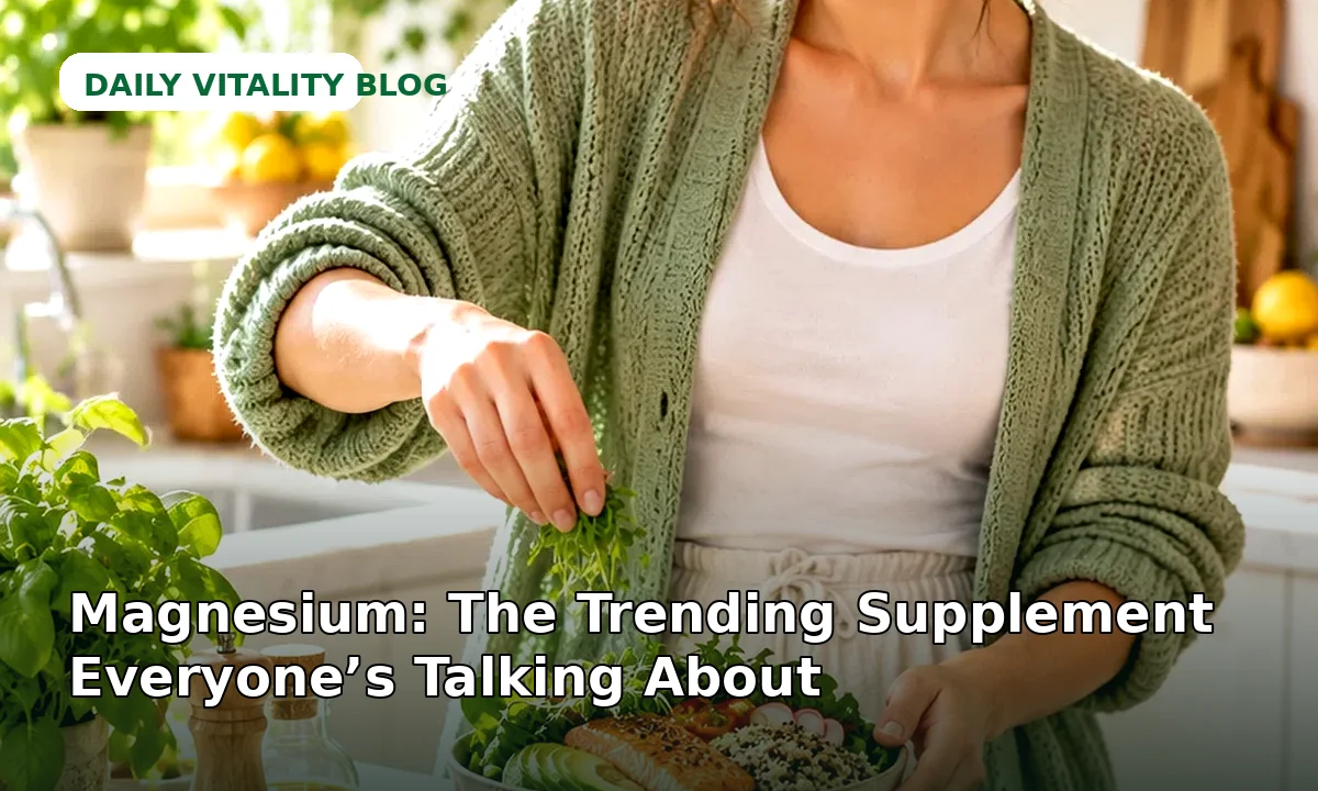 Magnesium: The Trending Supplement Everyone’s Talking About