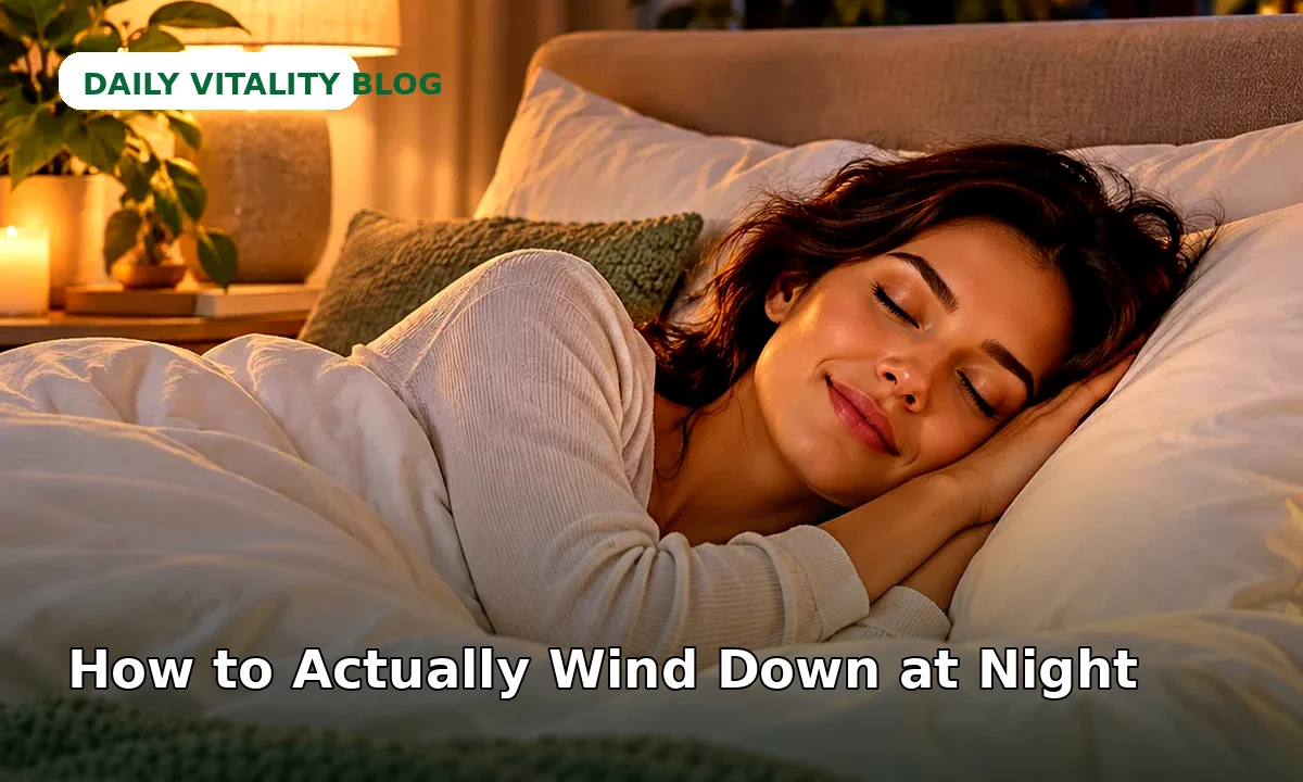 How to Actually Wind Down at Night