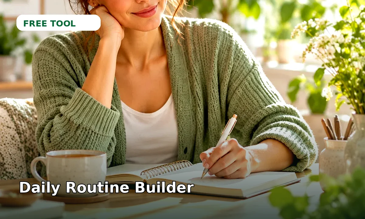 Daily Routine Builder tool preview