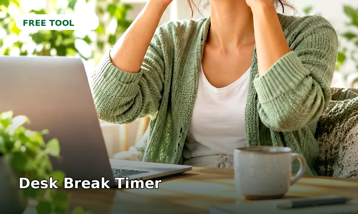 Desk Break Timer tool preview