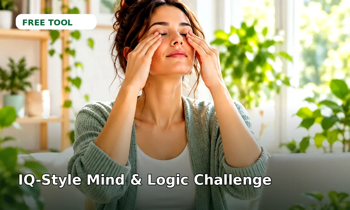 IQ-Style Mind & Logic Challenge tool preview