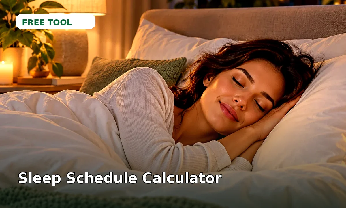 Sleep Schedule Calculator tool preview