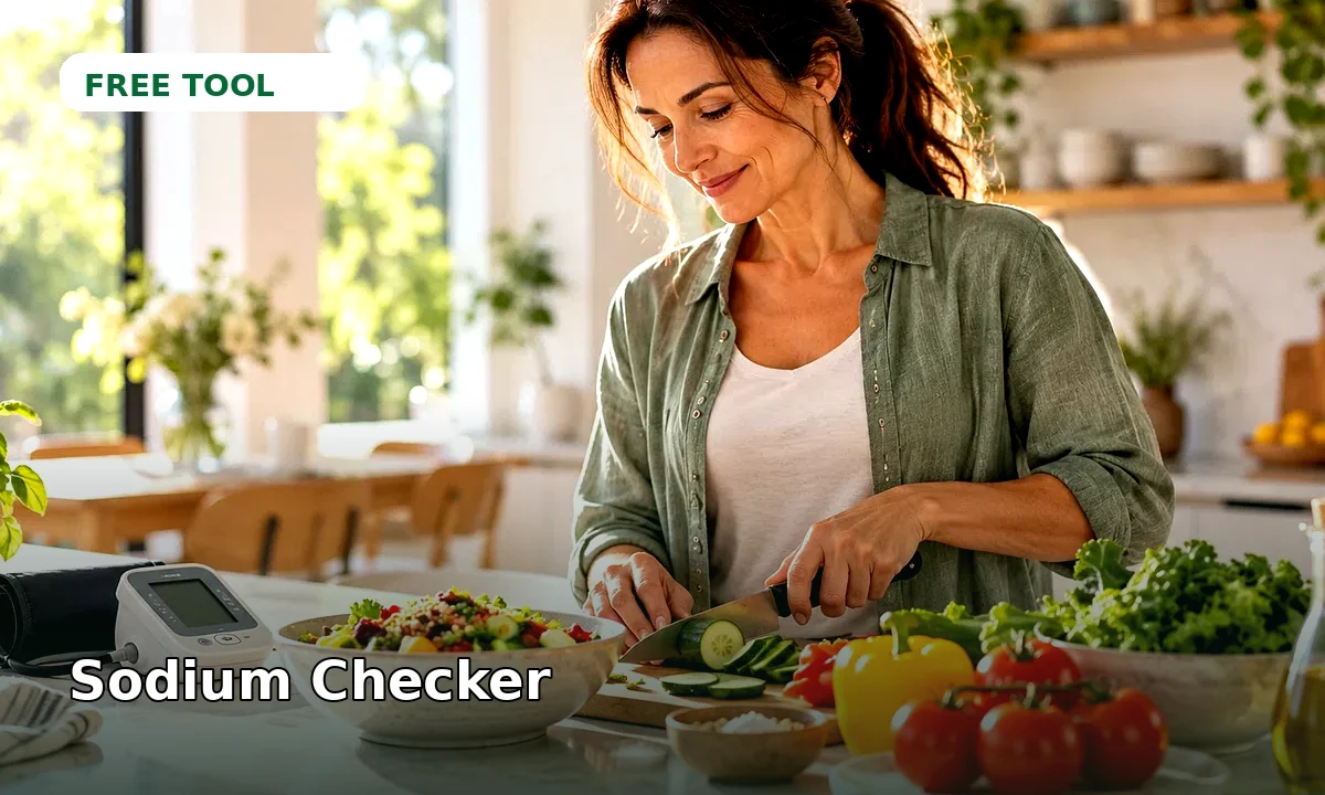 Sodium Checker tool preview