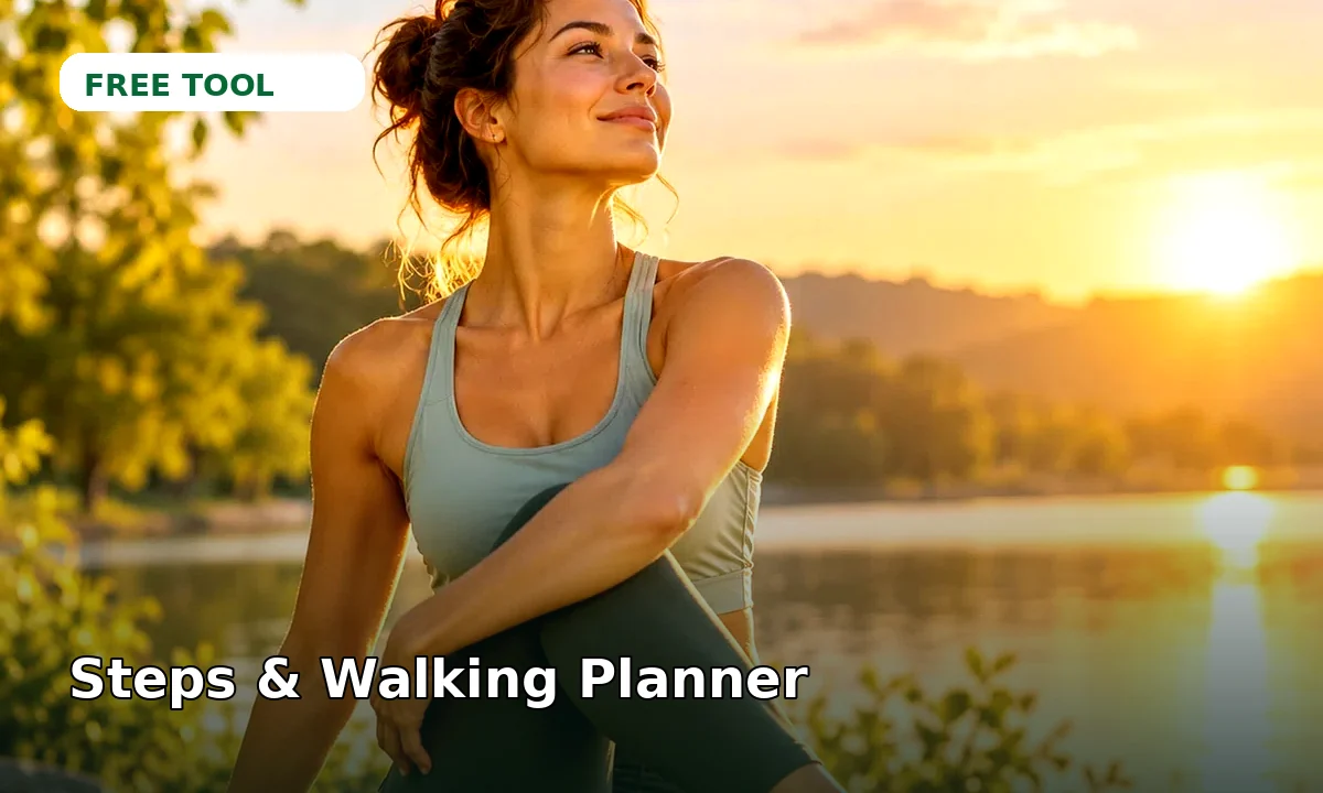 Steps Walking Planner tool preview